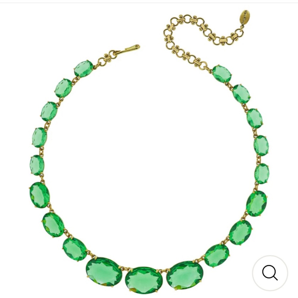 Heidi Daus Devil Wears Heidi" Oval Graduated Crystal Necklace